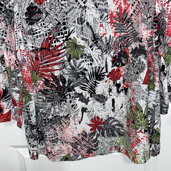 Vintage Northern Reflections Leaf Theme Top - Picture 3 of 8